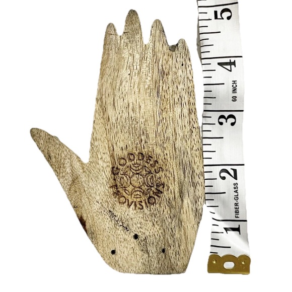 NEW Goddess Provisions Healing Hand Incense Holder Brass Spiritual Decor Gift - Picture 5 of 6